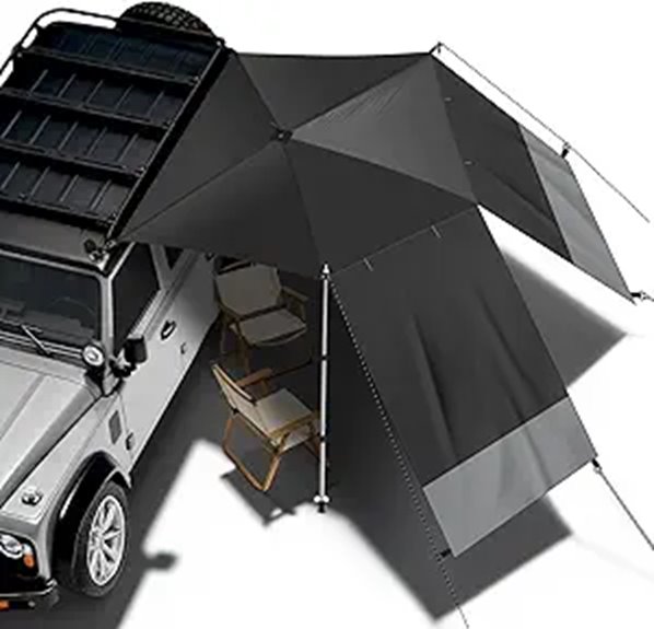 Portable Car Awning for SUVs and Trucks