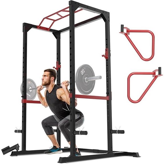 Fitness Reality Power Cage with LAT Pulldown