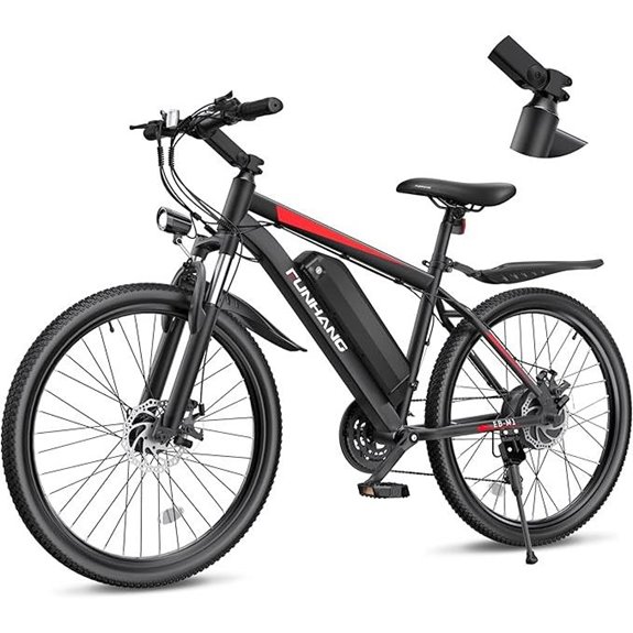 Electric Mountain Bike 1000W 50 Miles 21-Speed