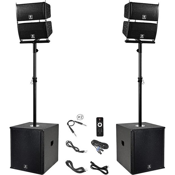 powerful 15 inch pa system