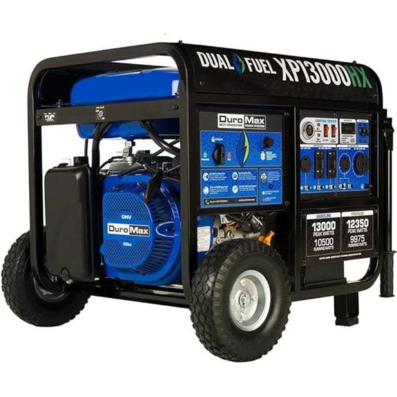 DuroMax XP13000HX 13,000W Dual Fuel Portable Generator