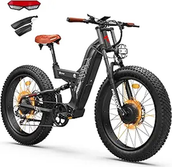 FREESKY 4000W Electric Mountain Bike with Dual Motors