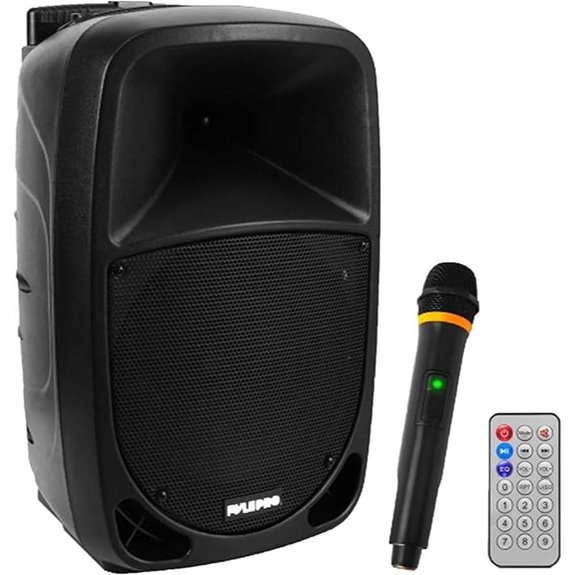 Pyle 1000W Portable Bluetooth PA Speaker with Microphone