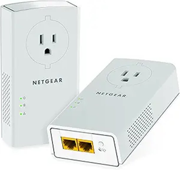 NETGEAR Powerline Adapter Kit with Ethernet Ports