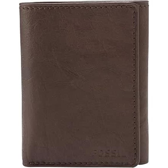 Fossil Men's Leather Trifold Wallet for Men