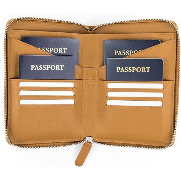 Full Grain Leather Family Passport Holder