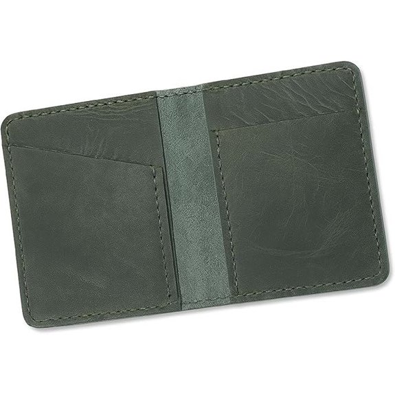 Full Grain Leather Bi-fold Wallet for Men & Women