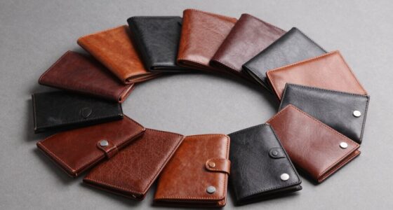 premium leather passport wallets