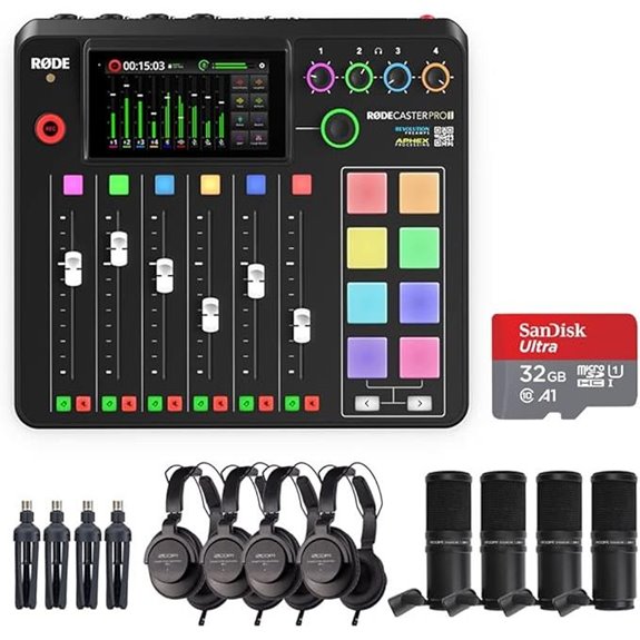 Rode RODECaster Pro II Podcast Studio Bundle