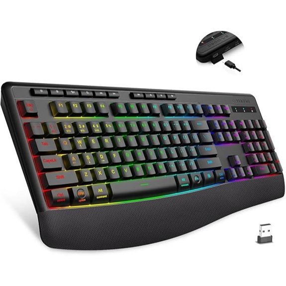 Premium Wireless Bluetooth Keyboard with RGB Backlit