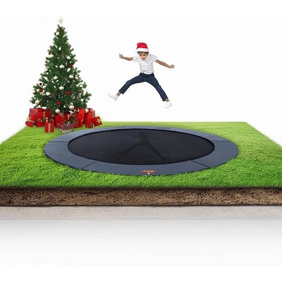 Avyna Premium Round In-Ground Trampoline for Kids & Adults