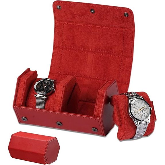 Luxury Travel Watch Case Organizer for Men & Women
