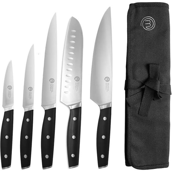 MasterChef Professional Kitchen Knife Set with Roll