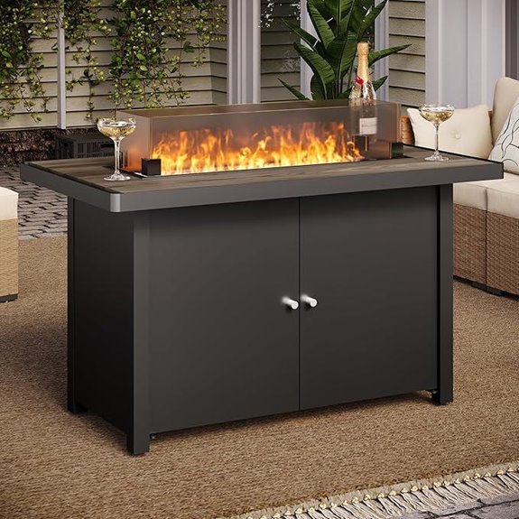 propane fire pit table