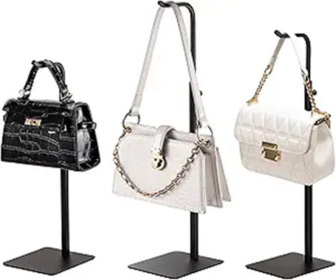 Pickpiff 3 Pack Purse & Bag Display Stand