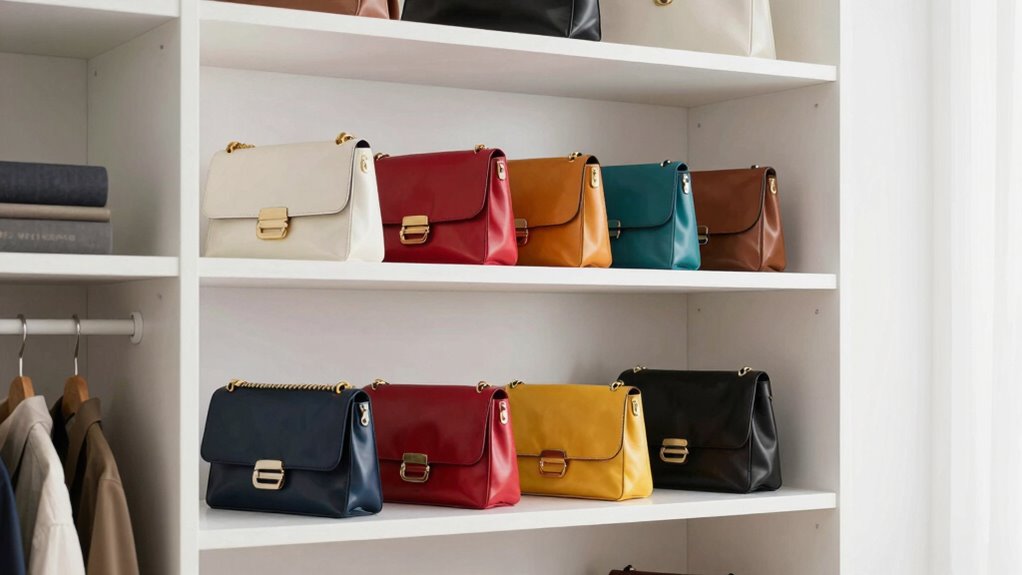 purse storage shelves list