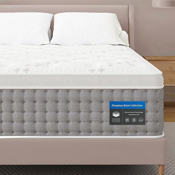 queen sized hybrid mattress