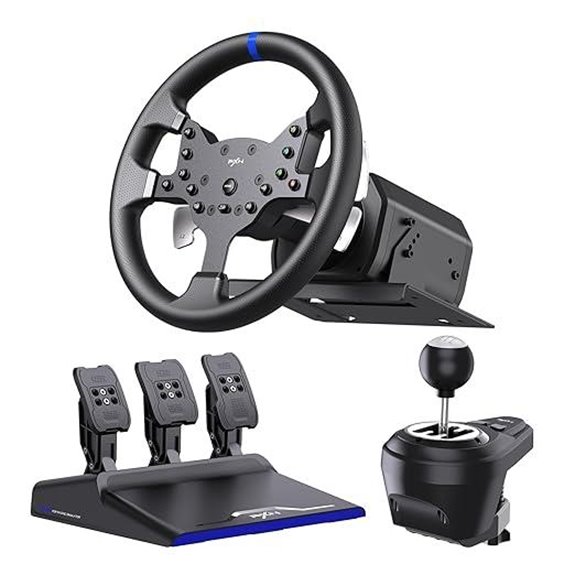 PXN V99 PC Racing Wheel with Pedals and Shifter