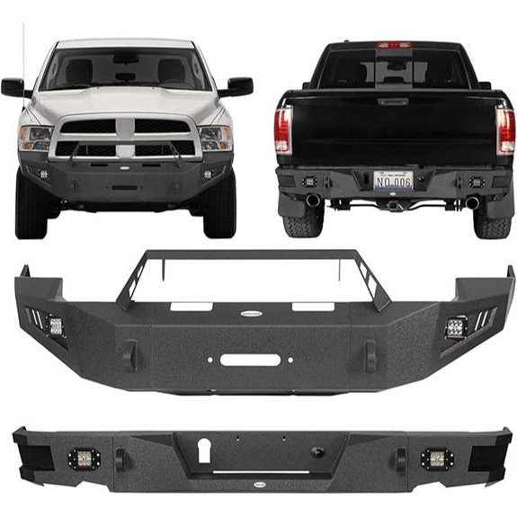 Hooke Road Ram 1500 Steel Bumpers Combo