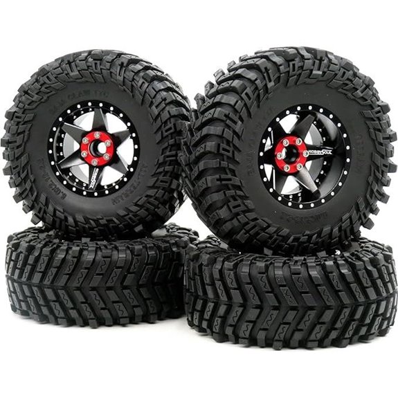 HOBBYSOUL 2.2 Tires & Beadlock Wheels for RC