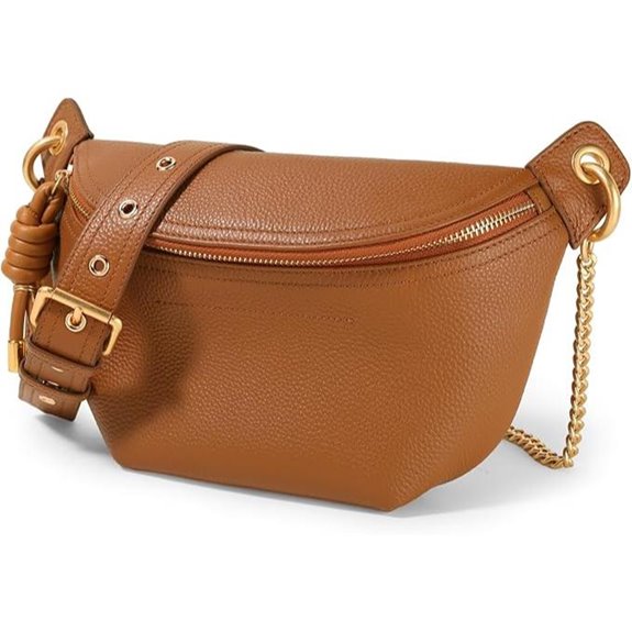 Genuine Leather Waist Pack for Women