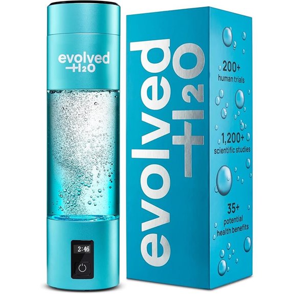 Hydrogen Water Bottle Generator Rechargeable 270ml (Blue)