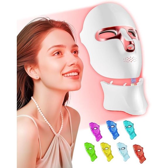 FOLOKE LED Therapy Face & Neck Mask Rechargeable