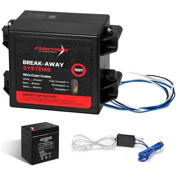 FIERYRED LED Test Trailer Breakaway Kit