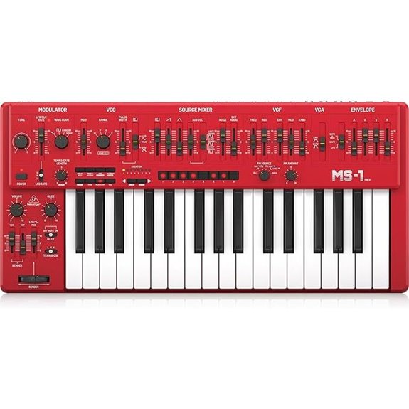 MS-1 MKII RD Analog Synthesizer Red