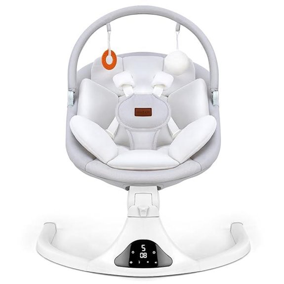 Electric Baby Swing with Remote & Bluetooth