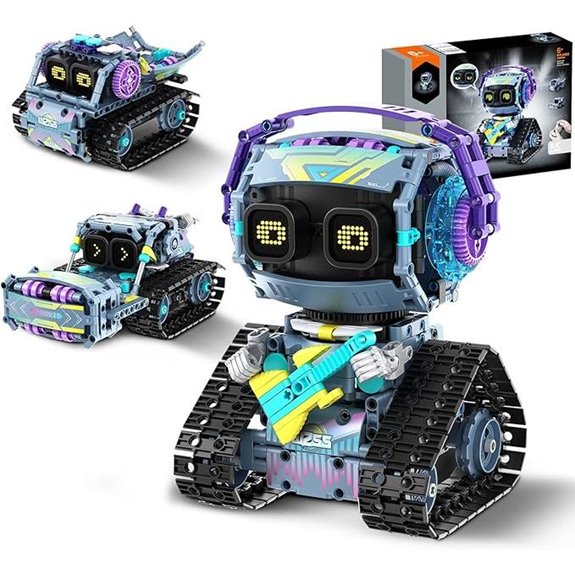Robot Building Kit with Remote Control for Kids