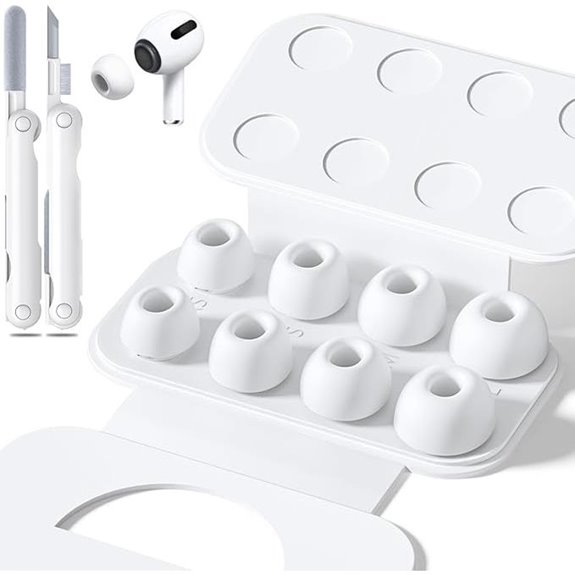 AirPods Pro Replacement Ear Tips with Storage & Cleaner