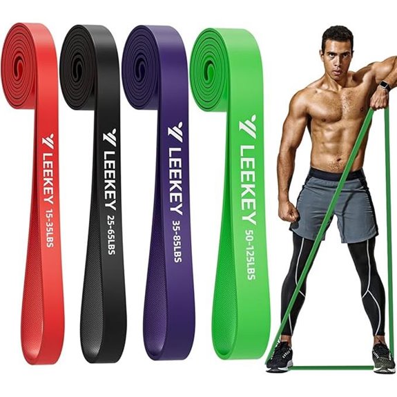 LEEKEY Resistance Bands with Handles and Door Anchor