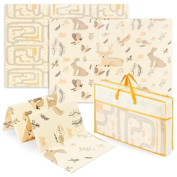 Baby Play Mat Reversible Foam Waterproof Non-Slip Portable