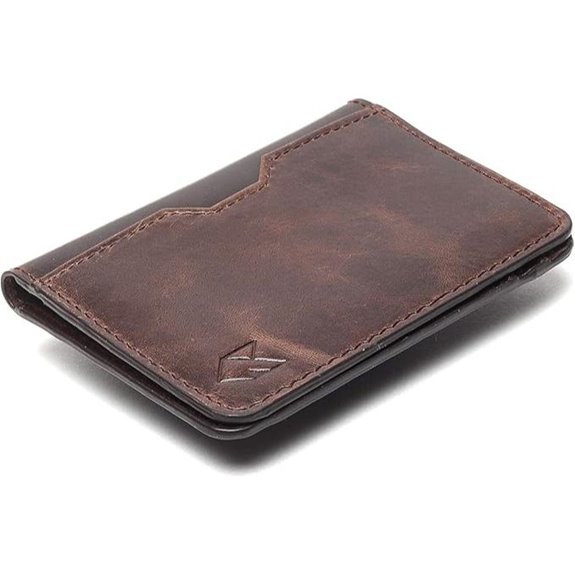 FOXHACKLE RFID Blocking Leather Card Wallet for Men & Women