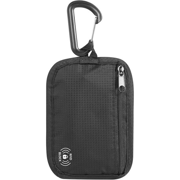 RFID Blocking Slim Travel Wallet for Cards and Cash