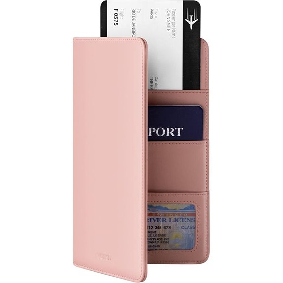 VULKIT Passport Holder Wallet RFID Blocking Travel Wallet for Men & Women