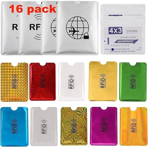 RFID Blocking Sleeves Set for Cards & Passports