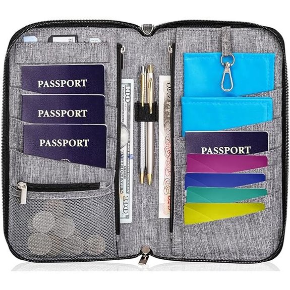 Valante RFID Passport Holder Wallet for Family Travel