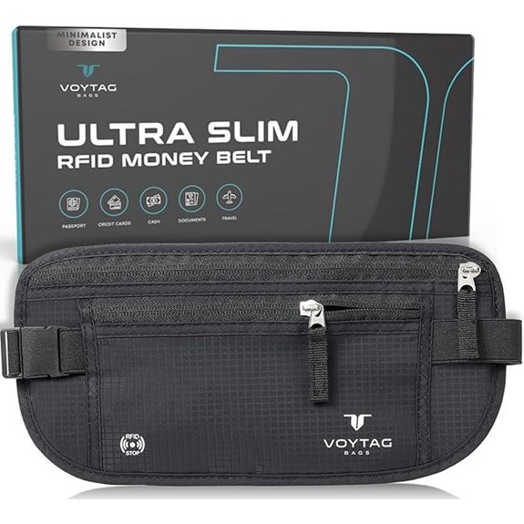 RFID Travel Money Belt & Passport Holder