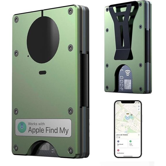 Anti-Theft RFID Wallet with Airtag Compatibility