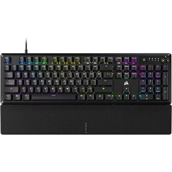 CORSAIR K70 CORE RGB Gaming Keyboard with Palmrest