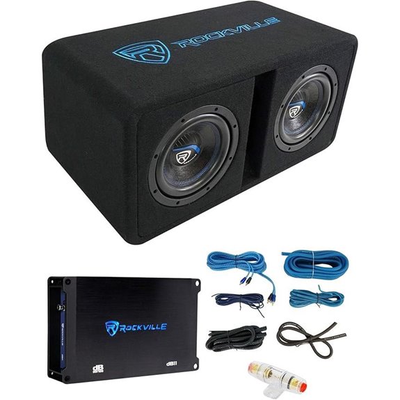 Rockville DK58 Car Subwoofer Package