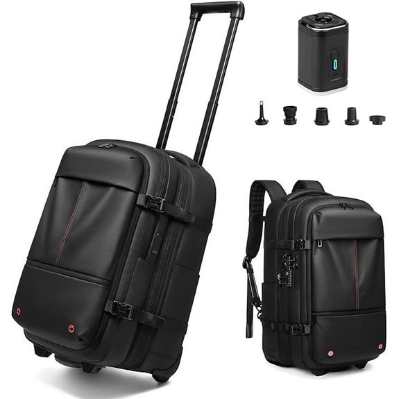 Fiordcase Rolling Backpack with Vacuum System and Lock
