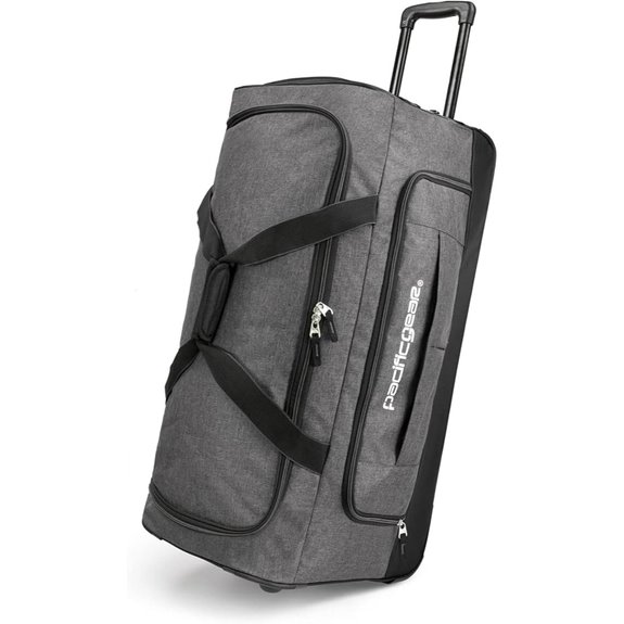 rolling wheel duffel bag
