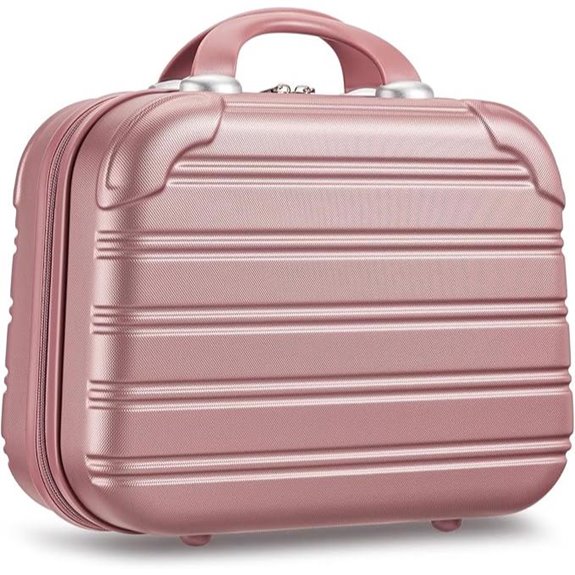 Noverlife 14in Rose Gold Makeup Travel Case