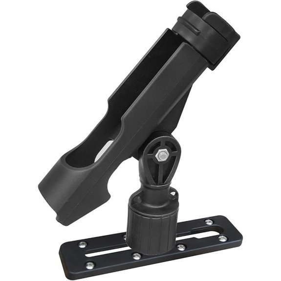 rotatable kayak rod holder