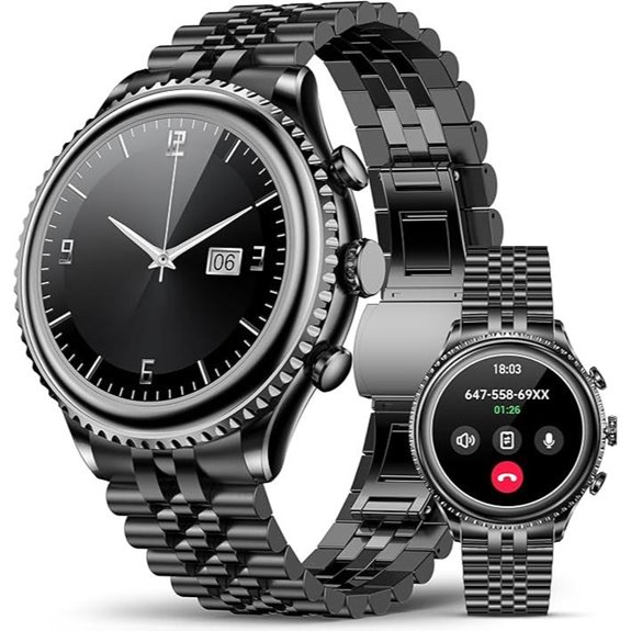 Rotating Bezel Smartwatch with Health & Bluetooth Calls