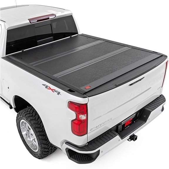 Rough Country Tri-Fold Tonneau Cover for Silverado Sierra