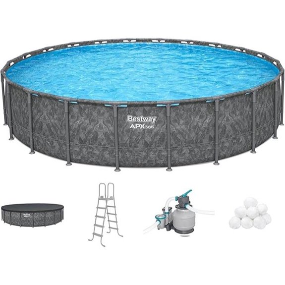 Bestway APX 365 Round Above Ground Pool Set